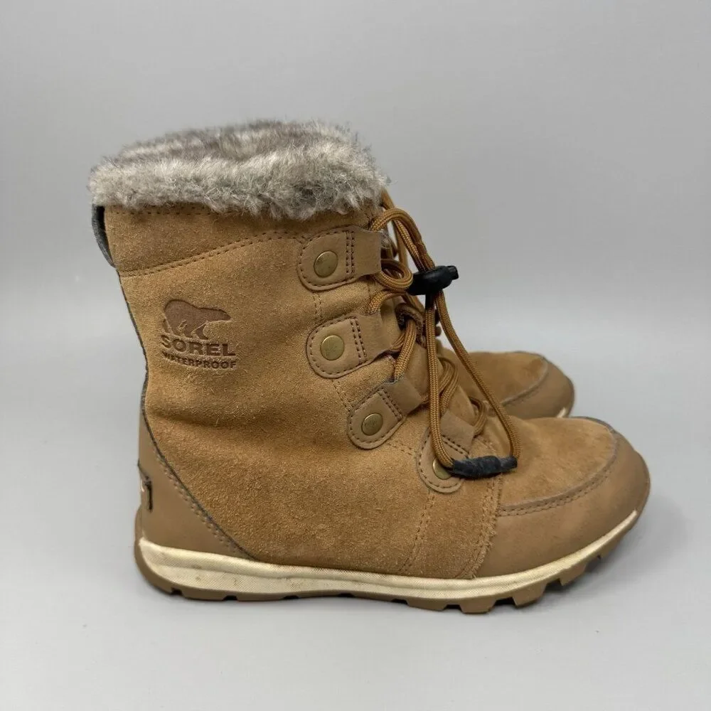 Sorel Kids' Whitney Short Waterproof Insulated Winter Boot Lace Youth Size 3